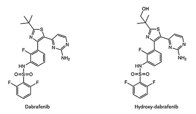 开发并验证新的LC-MS/MS步骤，用于定量人血浆中达拉非尼及其重要代谢物羟基达拉非尼 (OHD)。本钻研中OHD(纯度>99%)通过南宫NG28合成